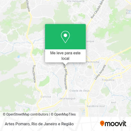 Artes Pomaro mapa