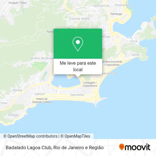Badalado Lagoa Club mapa