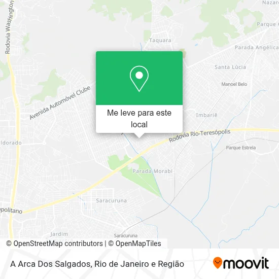 A Arca Dos Salgados mapa