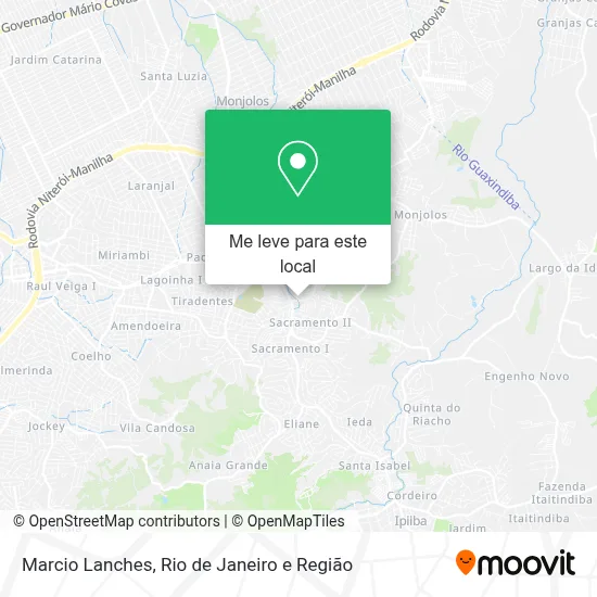 Marcio Lanches mapa