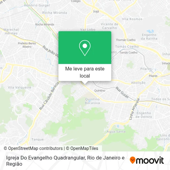 Igreja Do Evangelho Quadrangular mapa