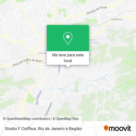 Studio F Coiffeur mapa