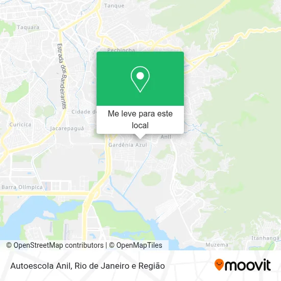 Autoescola Anil mapa