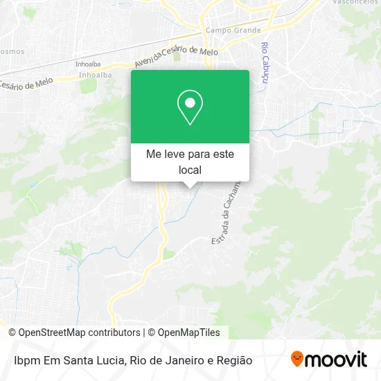 Ibpm Em Santa Lucia mapa