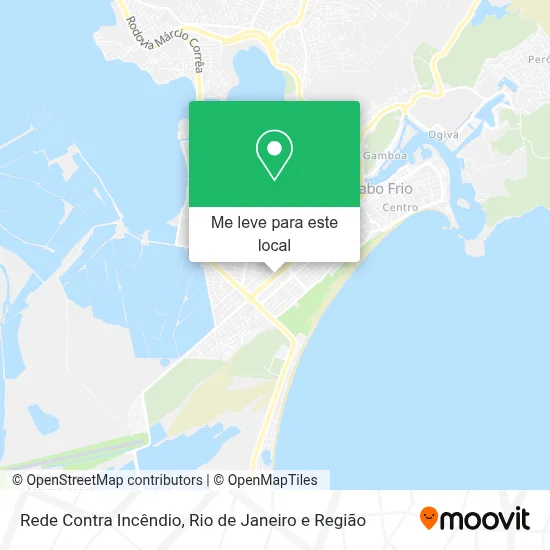 Rede Contra Incêndio mapa