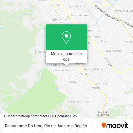 Restaurante Do Urso mapa