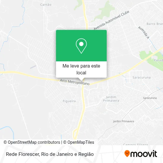 Rede Florescer mapa