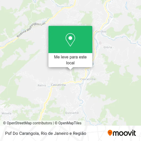Psf Do Carangola mapa