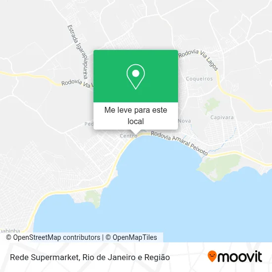 Rede Supermarket mapa
