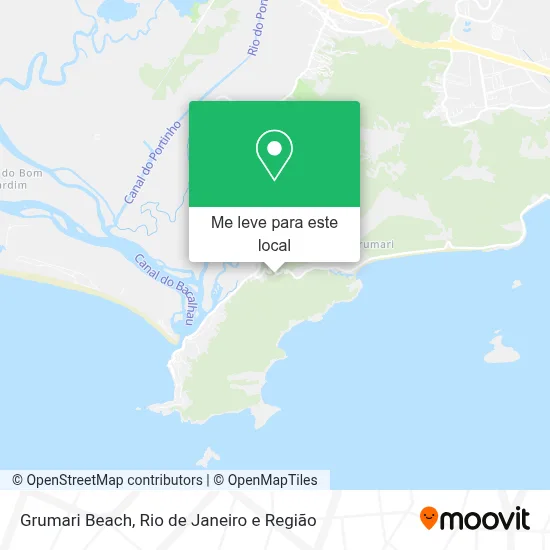 Grumari Beach mapa