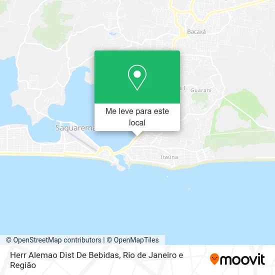 Herr Alemao Dist De Bebidas mapa