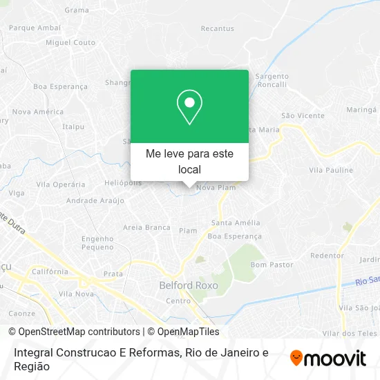 Integral Construcao E Reformas mapa