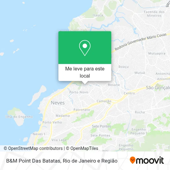 B&M Point Das Batatas mapa