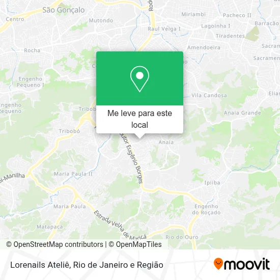 Lorenails Ateliê mapa