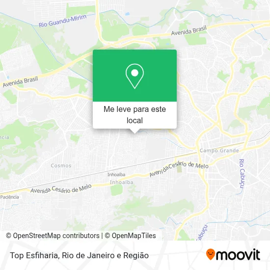 Top Esfiharia mapa