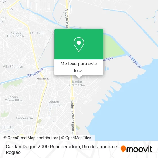 Cardan Duque 2000 Recuperadora mapa