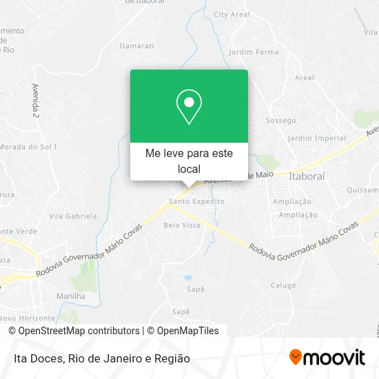 Ita Doces mapa
