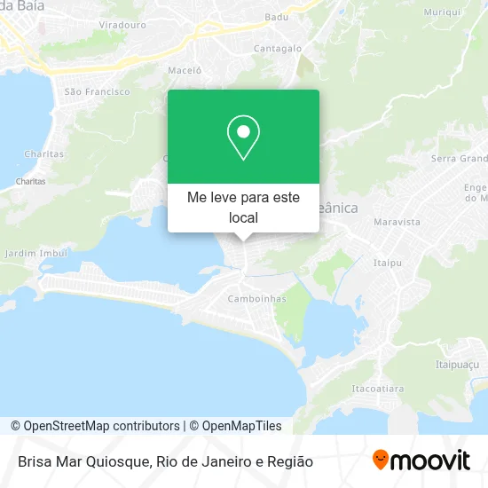 Brisa Mar Quiosque mapa