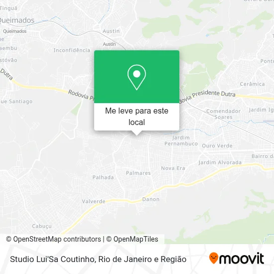 Studio Lui'Sa Coutinho mapa
