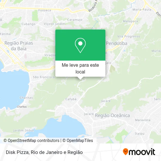 Disk Pizza mapa