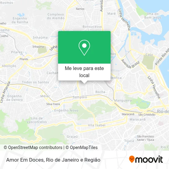 Amor Em Doces mapa
