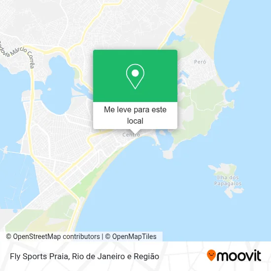 Fly Sports Praia mapa
