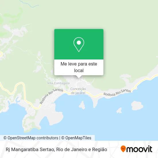 Rj Mangaratiba Sertao mapa