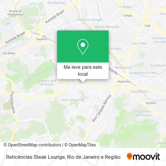 Reticências Steak Lounge mapa