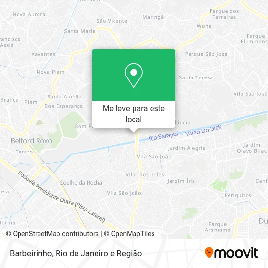 Barbeirinho mapa