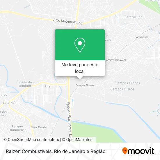 Raizen Combustíveis mapa