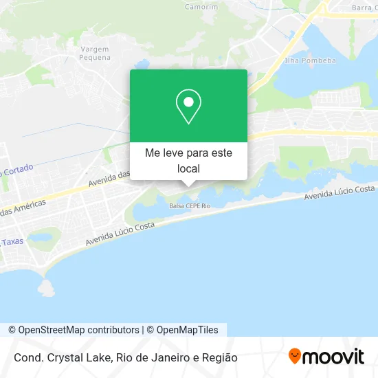 Cond. Crystal Lake mapa