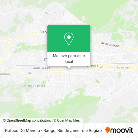 Boteco Do Manolo - Bangu mapa