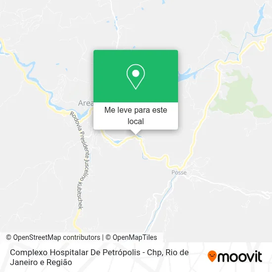 Complexo Hospitalar De Petrópolis - Chp mapa