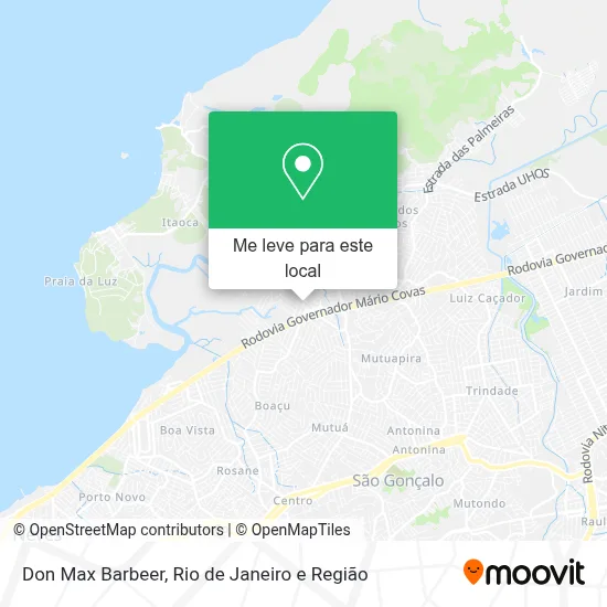 Don Max Barbeer mapa