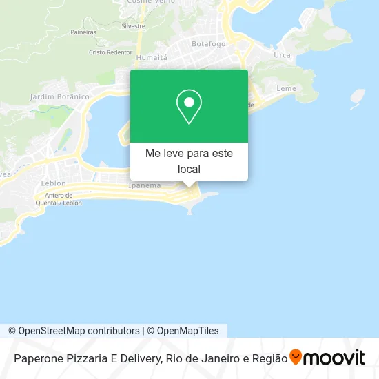 Paperone Pizzaria E Delivery mapa