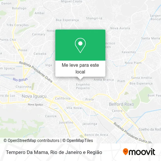 Tempero Da Mama mapa