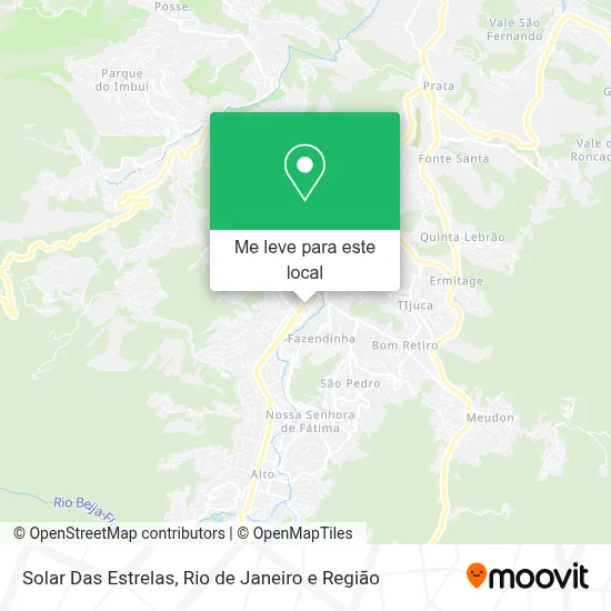 Solar Das Estrelas mapa