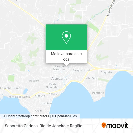 Saboretto Carioca mapa