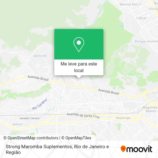 Strong Maromba Suplementos mapa