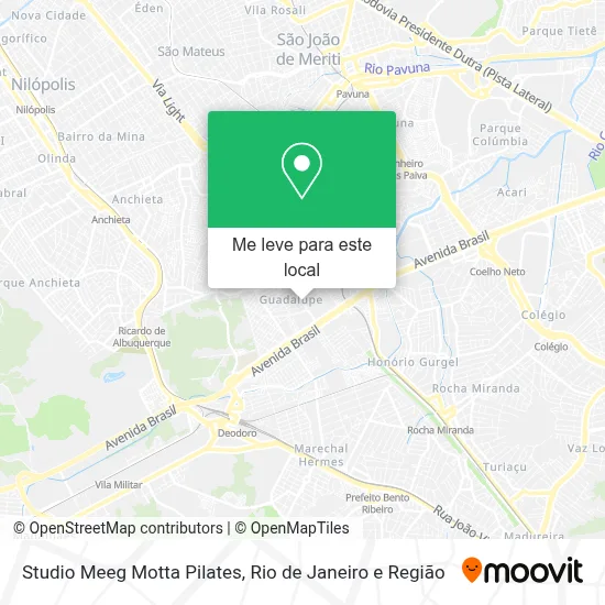 Studio Meeg Motta Pilates mapa