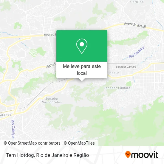 Tem Hotdog mapa