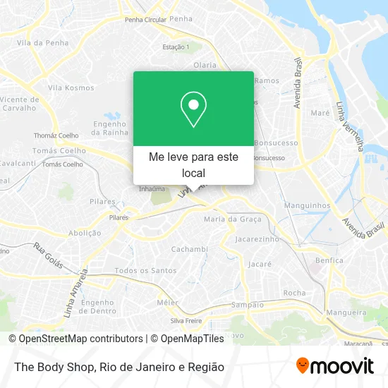 The Body Shop mapa