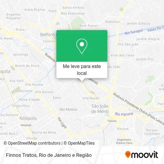 Finnos Tratos mapa