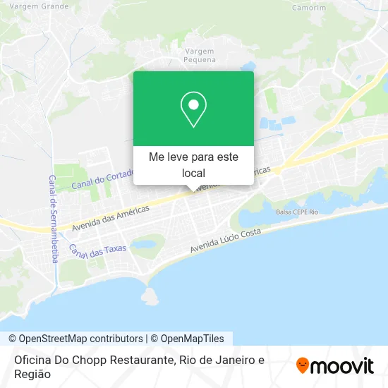 Oficina Do Chopp Restaurante mapa