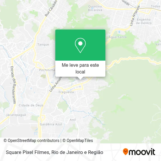 Square Pixel Filmes mapa