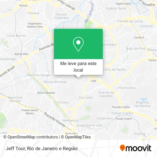 Jeff Tour mapa