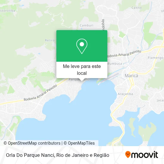 Orla Do Parque Nanci mapa