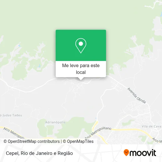 Cepel mapa