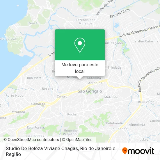 Studio De Beleza Viviane Chagas mapa