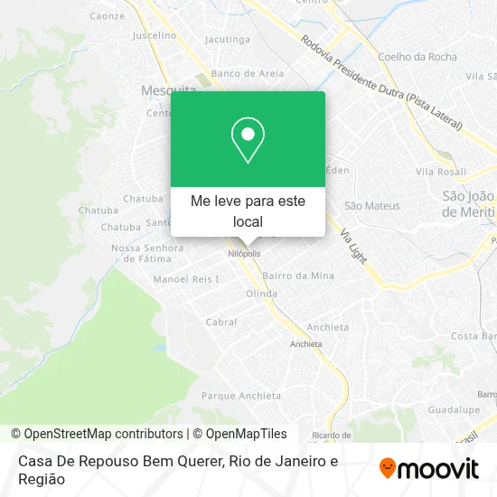 Casa De Repouso Bem Querer mapa